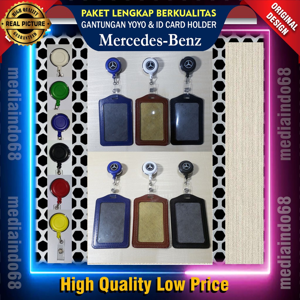 

Mercedes-Benz-YOYO GANTUNGAN ID CARD PUTAR STAINLESS (Paket Lengkap)