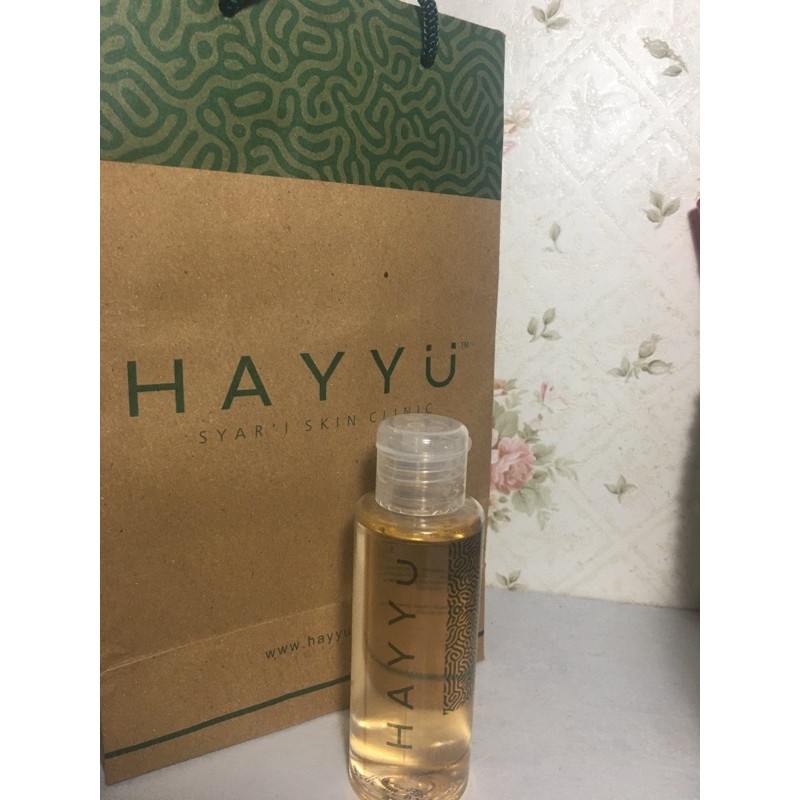 PRELOVED TONER OILY HAYYU SYAR’I SKINCARE HALAL MUI FREE PAPERBAG