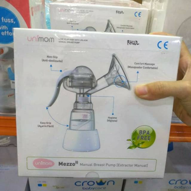 Pompa ASI manual Unimom Mezzo breast pump manual Makassar