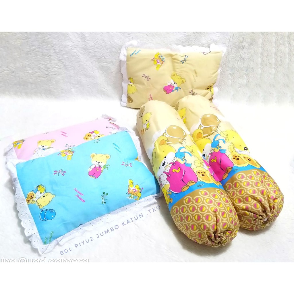 Bantal Guling Balita / Toddler Jumbo / Bedding Set / 1 Set Guling Anak Karakter Motif Terbaru