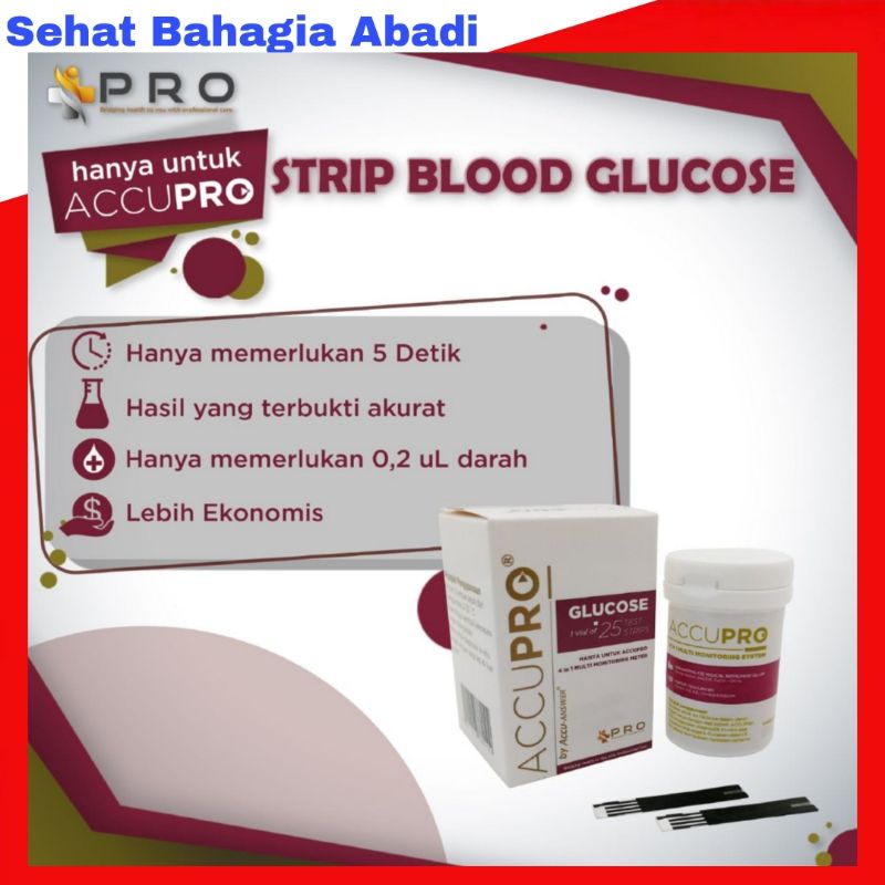 Glucose Accupro / Strip Gula Accupro/Strip Glucose Accupro/Gula darah Accupro