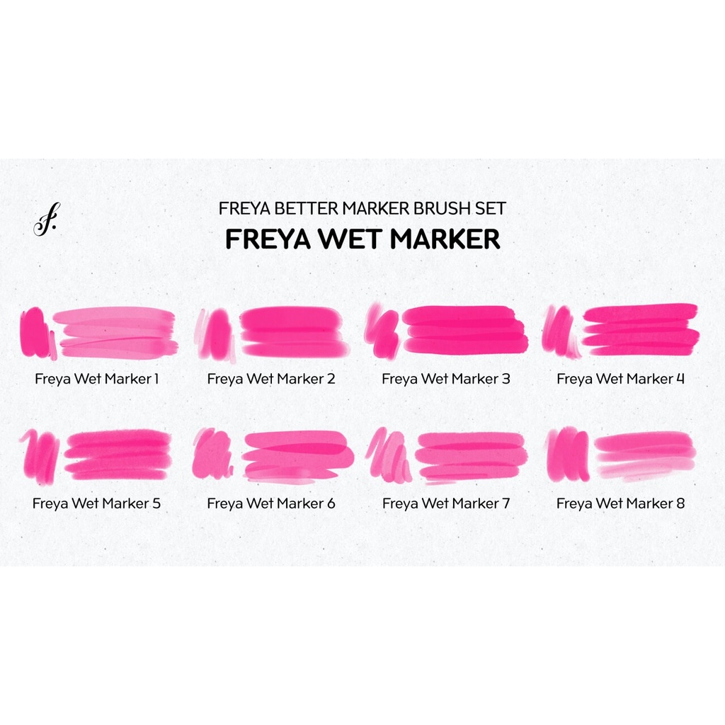 Procreate Brush - Freya Marker Brushes for Procreate
