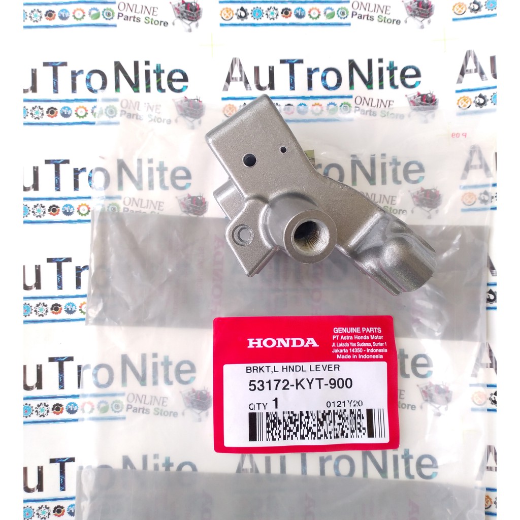 Bracket Left Brake Lever Dudukan Rumah Handle non CBS 53172-KYT-900 Original Honda Scoopy Karbu FI