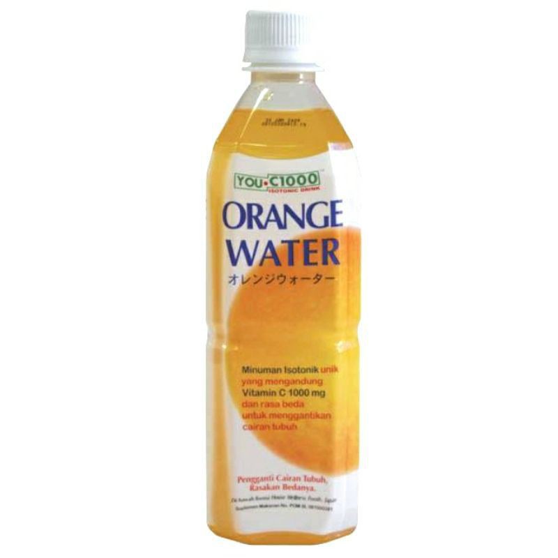 

Orange dan Lemon Water You C 1000 Botol 500 ml