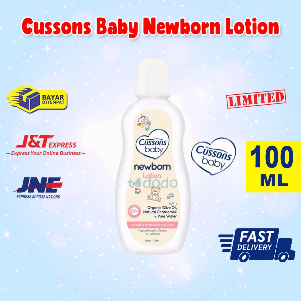 Cussons Baby Newborn Lotion 100ml / Lotion Bayi