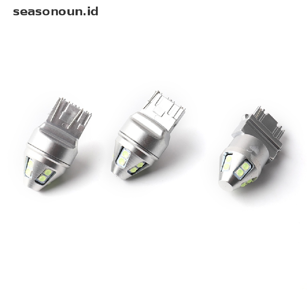 【seasonoun】 T20 LED W21/5W LED Light T25 3157 P27/7W DRL LED Bulbs Turn Light Brake Light .