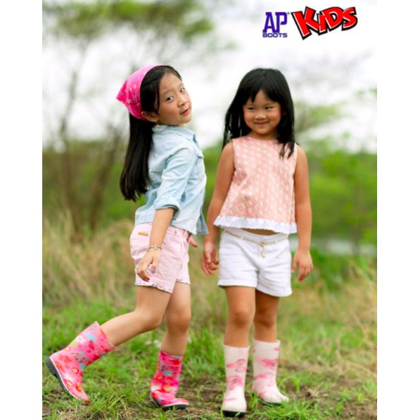 MitraRR Sepatu Boot Anak AP BOOTS Kids 2012 NEW Cewek Rain Boots Mitra RR