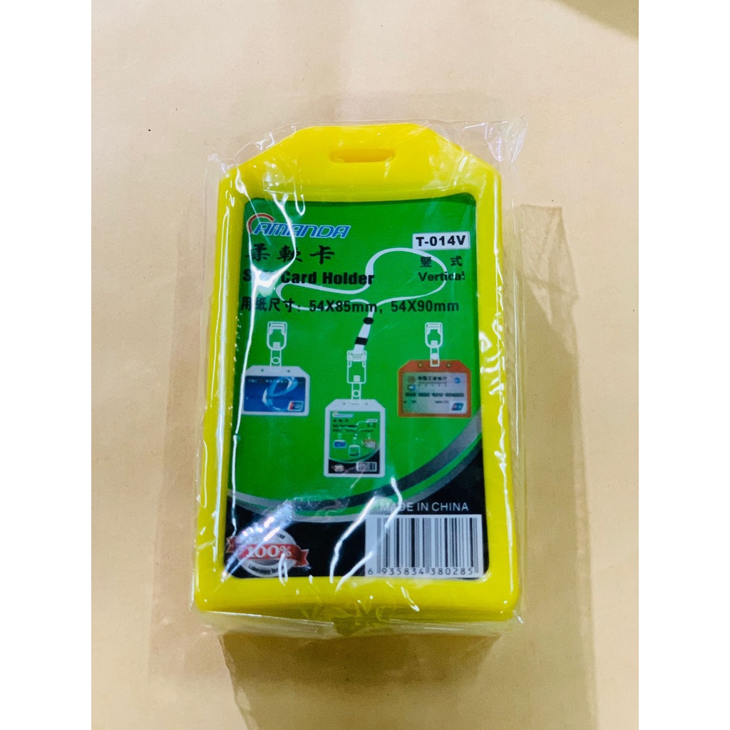 

Soft Card Holder | Casing card | Cover kartu 60 x90 mm / 6 x9 cm Isi 5 pcs