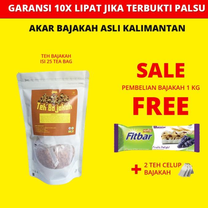 

Best Seller [Praktis] Teh Celup Akar Bajakah Asli Kalimantan Kayu Bajaka Isi 25