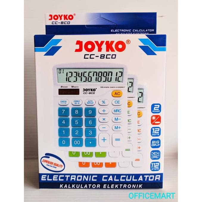 

KALKULATOR JOYKO CC-8CO Murahh!!!