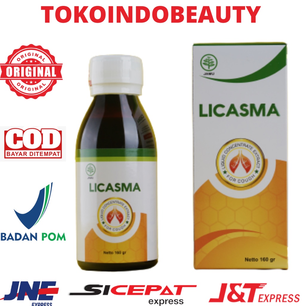 Licasma Original Madu Herbal Obat Asma, Tbc, Sesak Nafas, Paru, Batuk, Bronkitis Madu Licasma Asli B