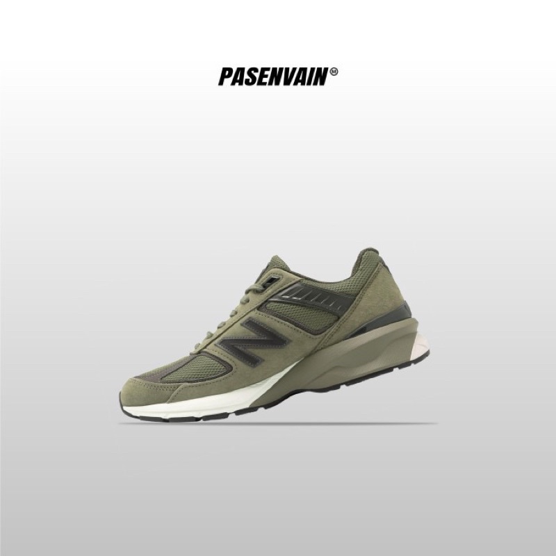 New Balance 990 V5 Covert Green 100% Original