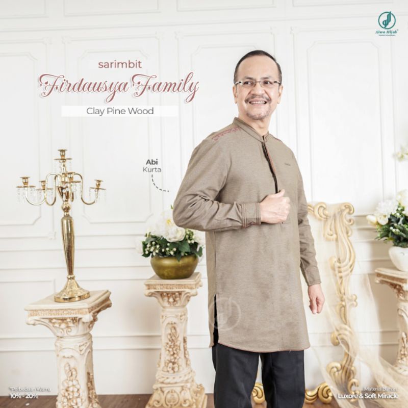 Couple kurta panjang gamis set Alwa Hijab