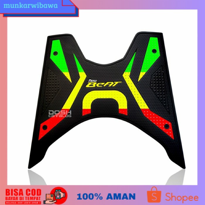 (BISA COD) Karpet Motor Beat | Karpet Beat | Karpet Beat Street | Aksesoris Beat - reggae