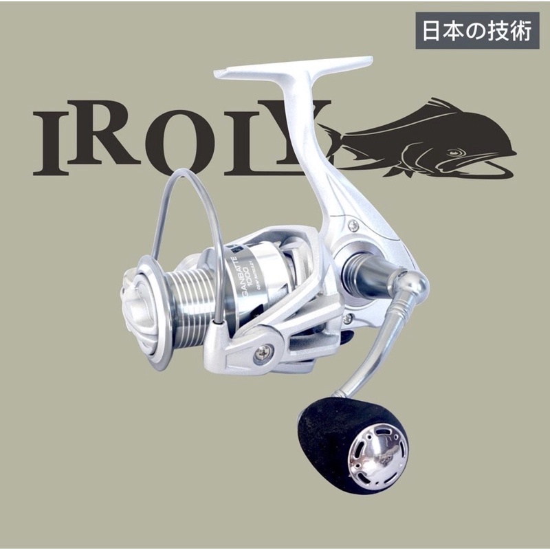 REEL IROLY GANBATTE 1000•4000 POWER HANDLE