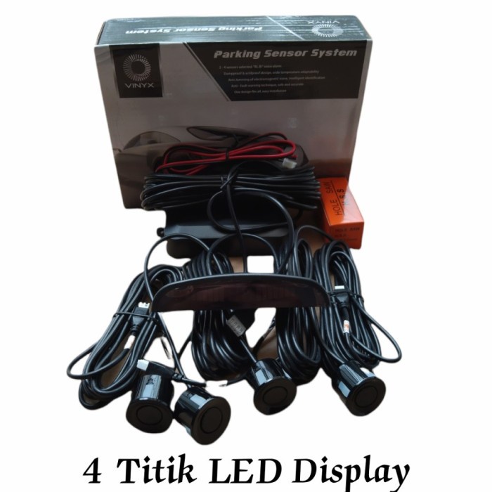 Paling Laris Sensor Parkir Mobil/Sensor Parkir Mundur Mobil 4 Titik LED Display