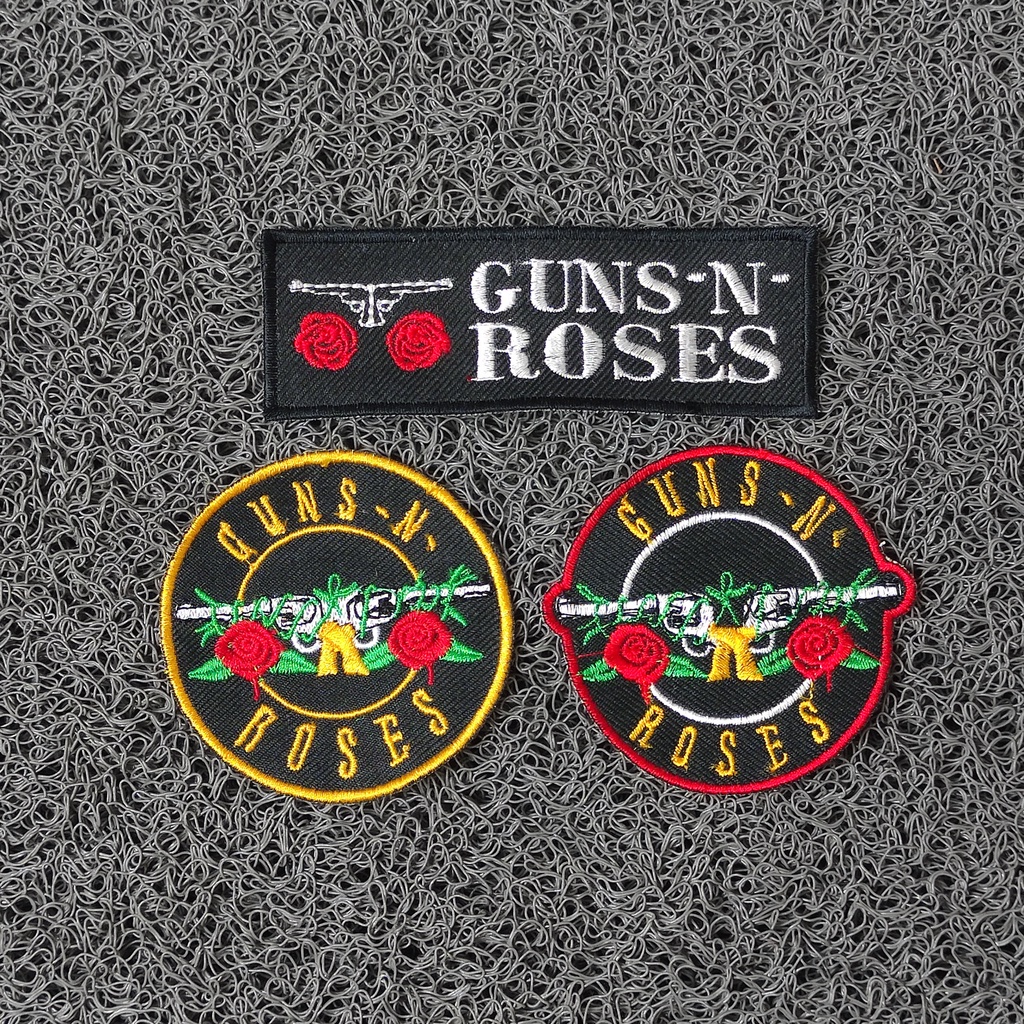 Patch Bordir Jahit Patch GUNS N ROSES / Emblem Logo Jahit