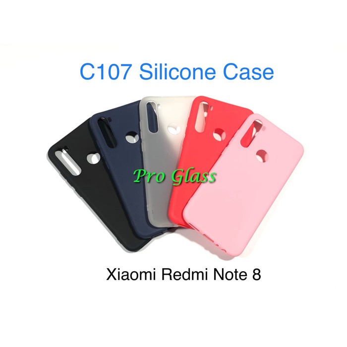 C107 Xiaomi Redmi Note 8 /  Redmi Note 8 PRO Colourful Ultrathin Silicone Matte Case