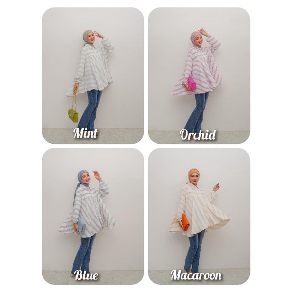 [READY SIAP KIRIM] Zula Blouse by ISH Iymelsayshijab