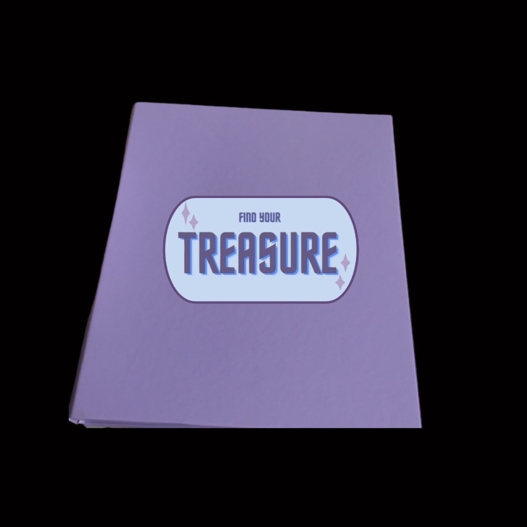Ready Binder Photocard TREASURE Purple Version