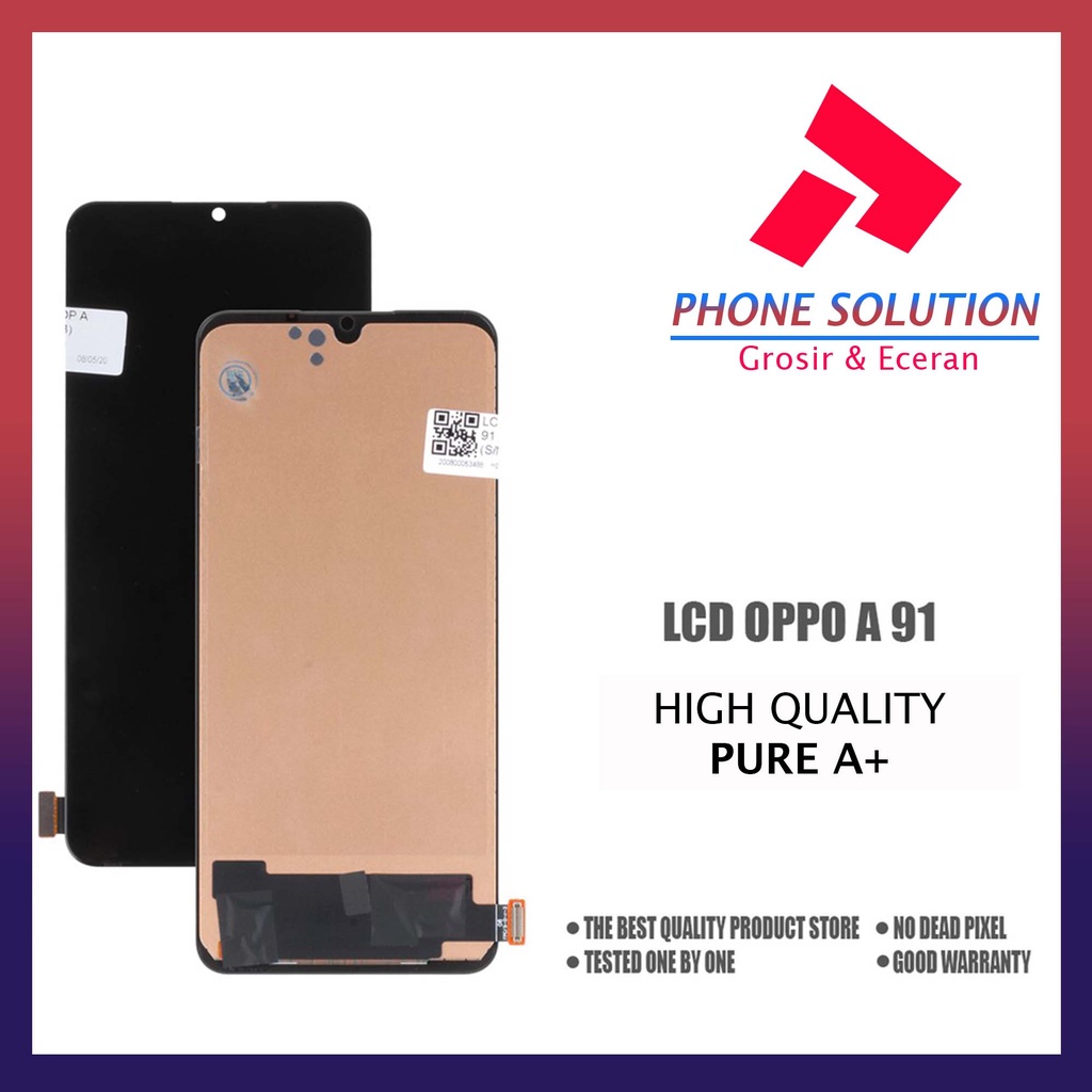 LCD Oppo A91 / LCD Oppo Reno 3 Fullset Touchscreen Original 100% // Supplier LCD Oppo - Garansi 1 Bulan