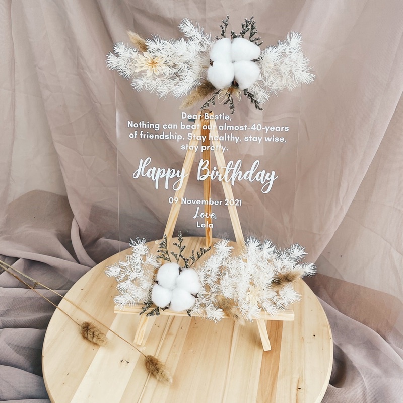 

Acrylic Signage Standing Easel - Sagarabunga