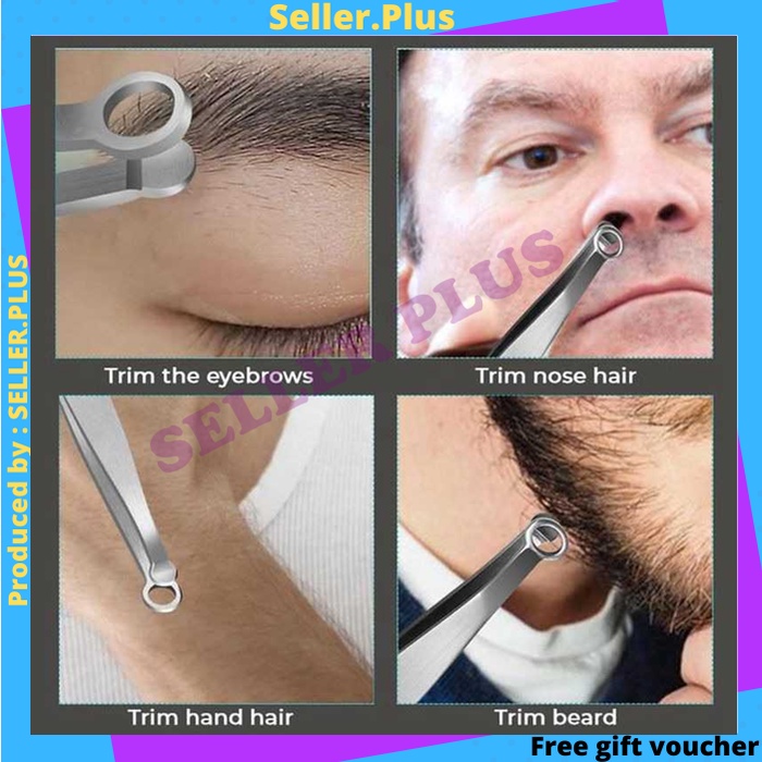 SP Pinset Pemotong Bulu Hidung Pencukur Bulu Ketiak Hidung Stainless Steel