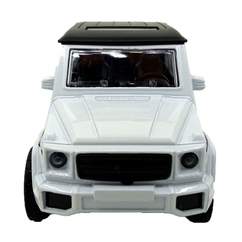 Toy Addict M3rcedes G-Class Offroad Putih Diecast Mainan Mobil Jeep