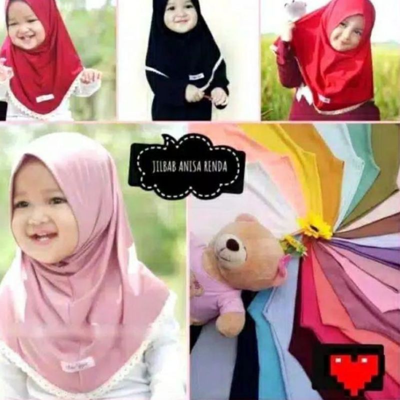 Jilbab anisa renda