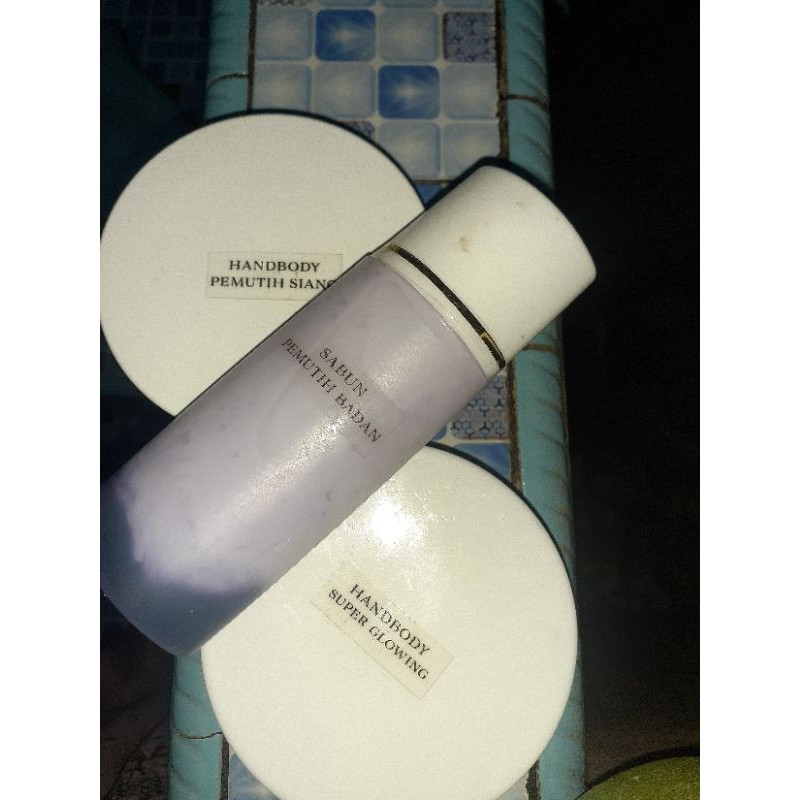 handbody pemutih, handbody whitening, handbody super glowing
