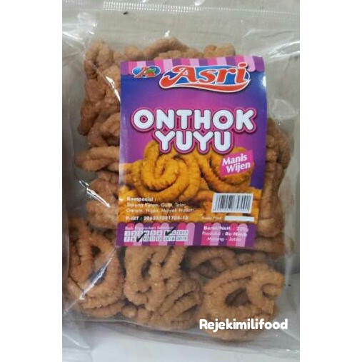 

Onthok Yuyu / Busa Kepiting "ASRI" 200 gram Rasa Manis Wijen Camilan Khas Malang
