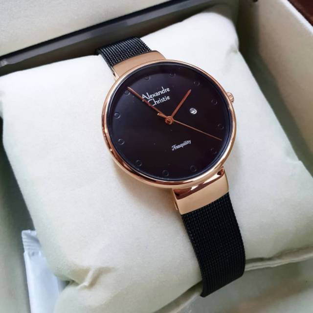 Alexandre christie original ac2509 black rosegold