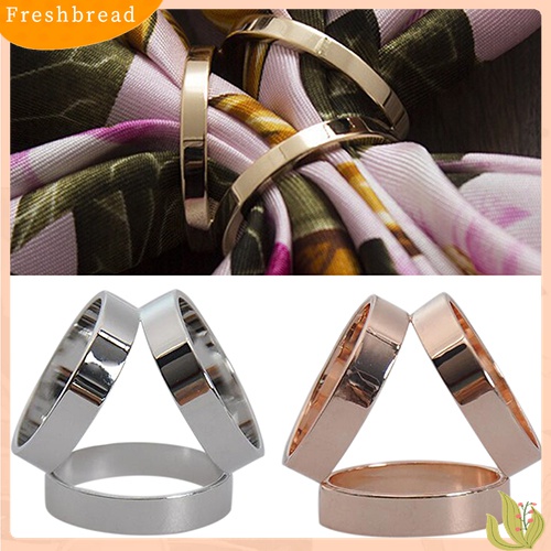 Fresh| Klip Gesper Syal Lapis Rose Gold Untuk Wanita