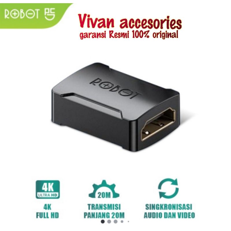 ROBOT RHH10 HDMI Female to Female 4K Adapter