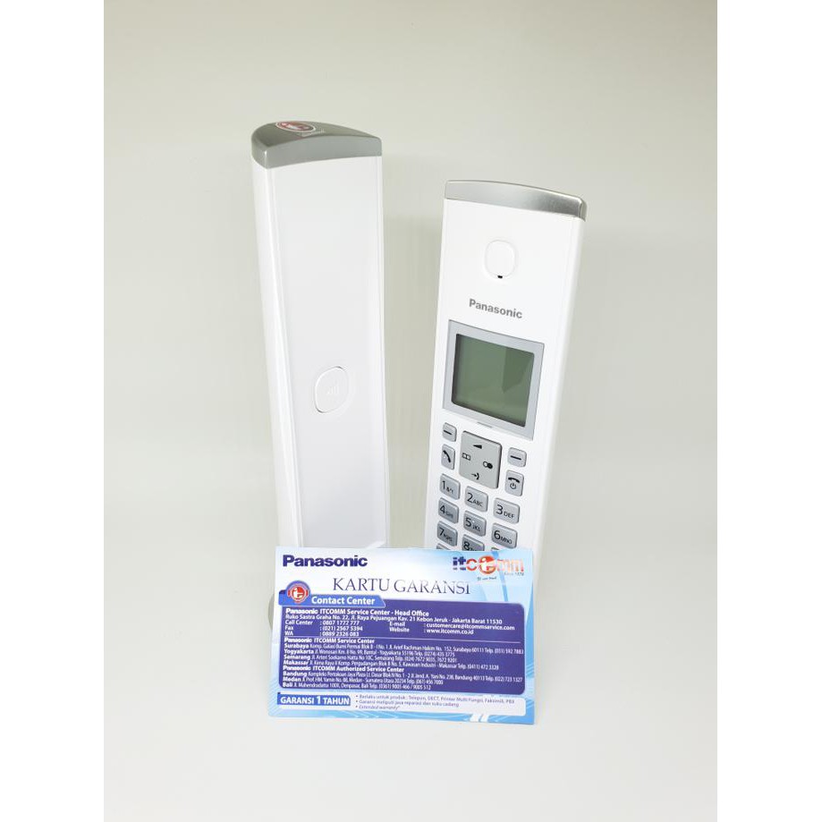 Cordless Phone Panasonic KX-TGK210 Putih Telepon Wireless KX-TGK210 - Putih