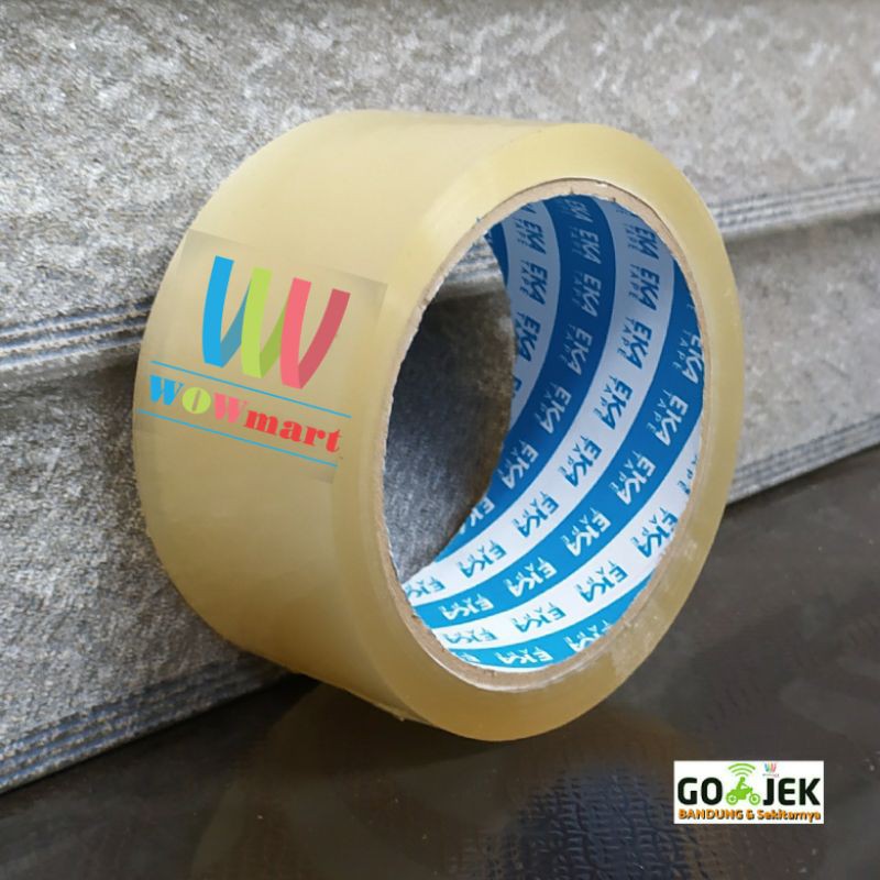 

Lakban Bening 2 " Inch Besar Plakban Solasi Selotip Solatip Isolasi