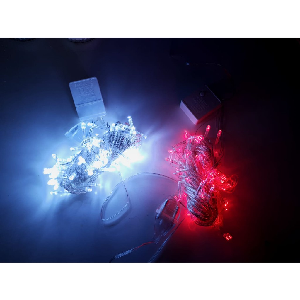 Lampu Kelap-Kelip LED Merah / Putih / Warm White