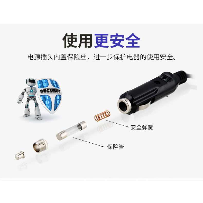 Qiangshen Pompa Angin Ban Mobil Handheld Air Compressor - QP238700