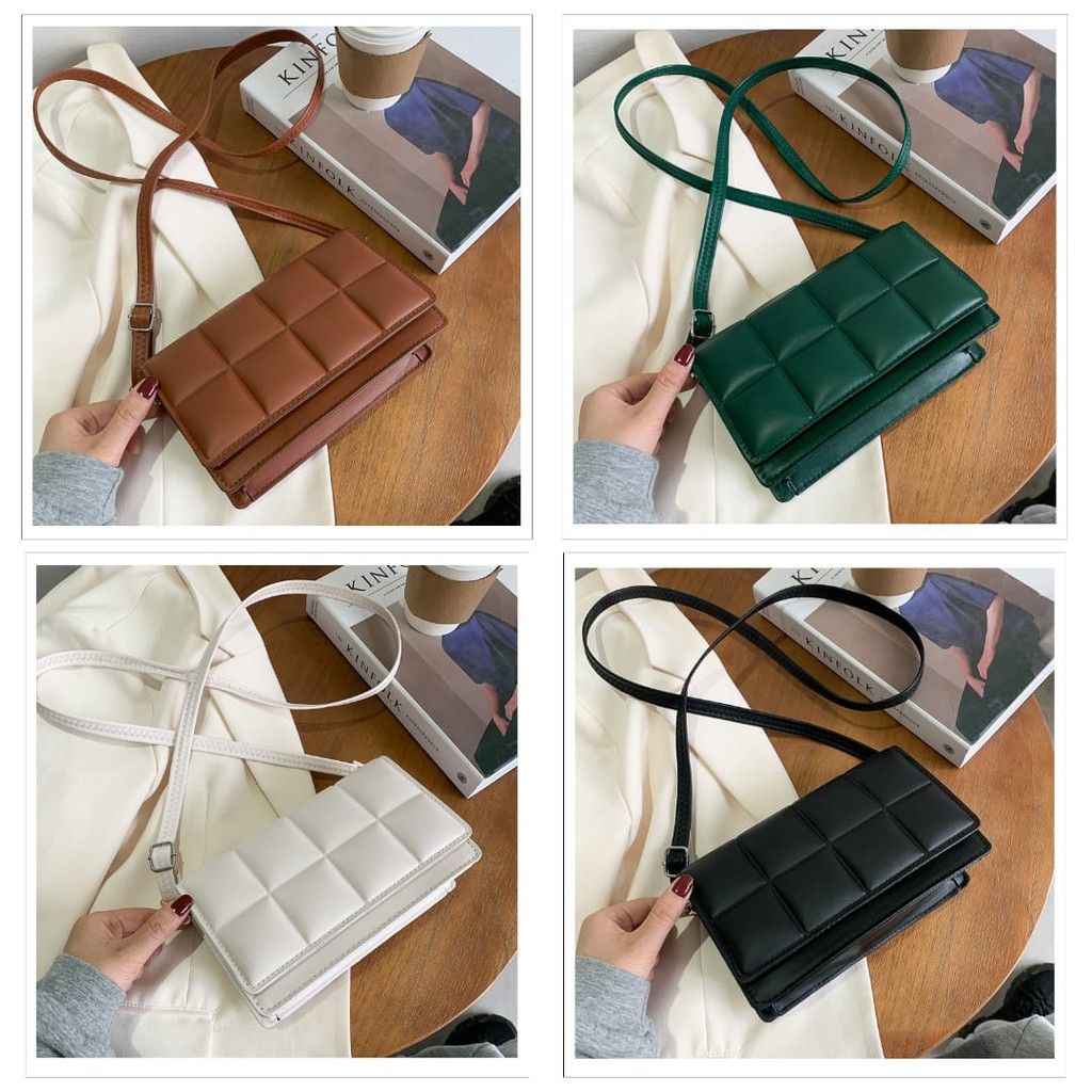 TAS SELEMPANG WANITA KEKINIAN SLING BAG IMPORT KULIT SAYLA CEWEK REMAJA KOREA PREMIUM TERMURAH BATAM