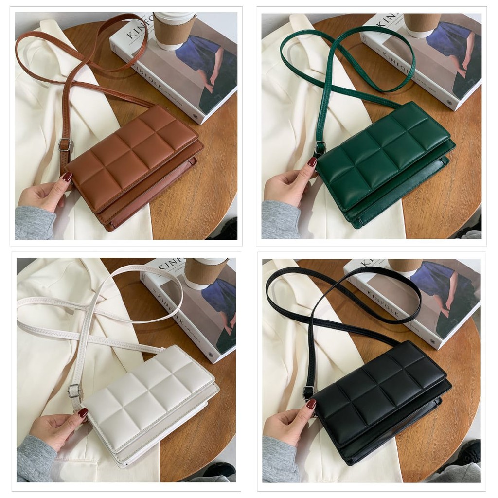 TAS SELEMPANG WANITA KULIT SAYLA SLING BAG REMAJA KEKINIAN TERMURAH KOREA IMPORT PREMIUM CEWEK BATAM