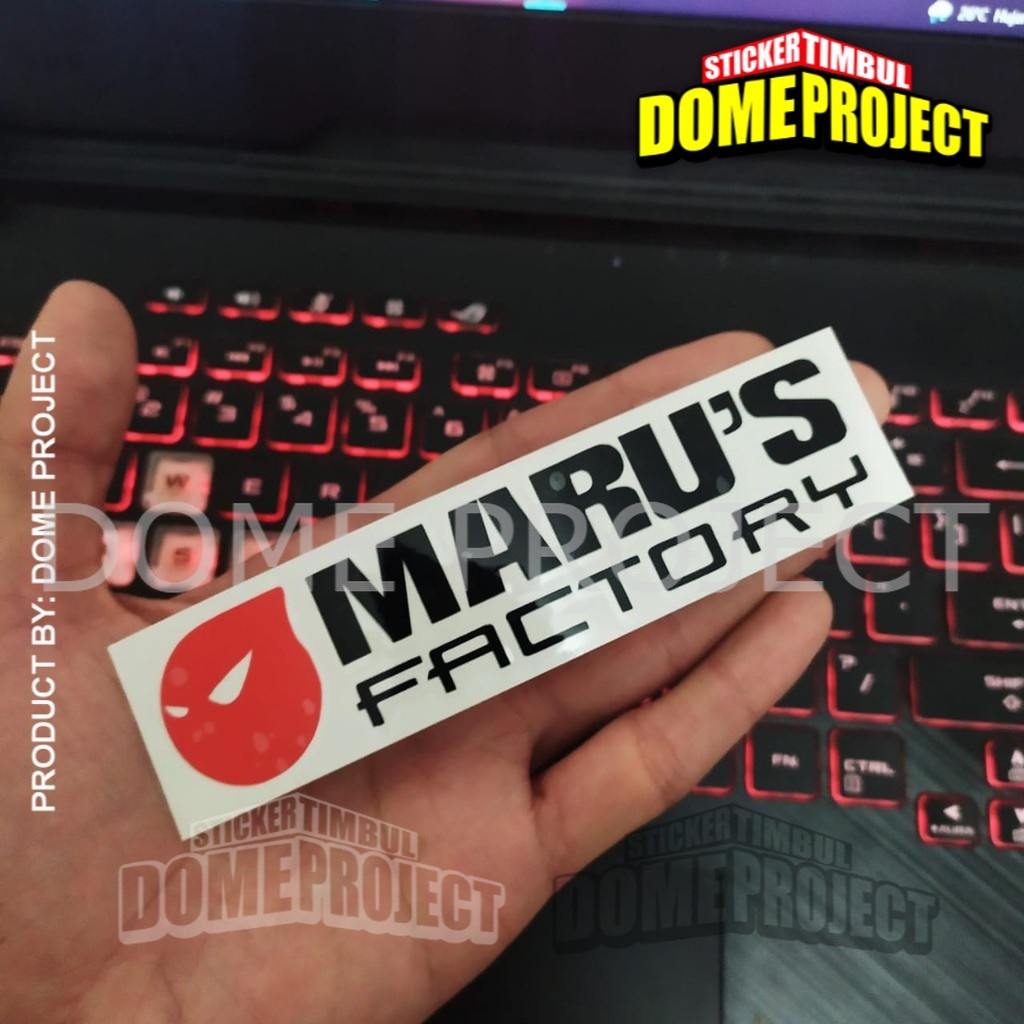 STIKER MOTOR MARUS FACTORY STIKER CUTTING STIKER MOTOR STIKER AKSESORIS SEPEDA MOTOR