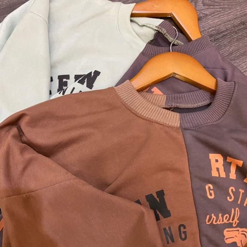 Shining Star Sweater Oversize Bahan Flece