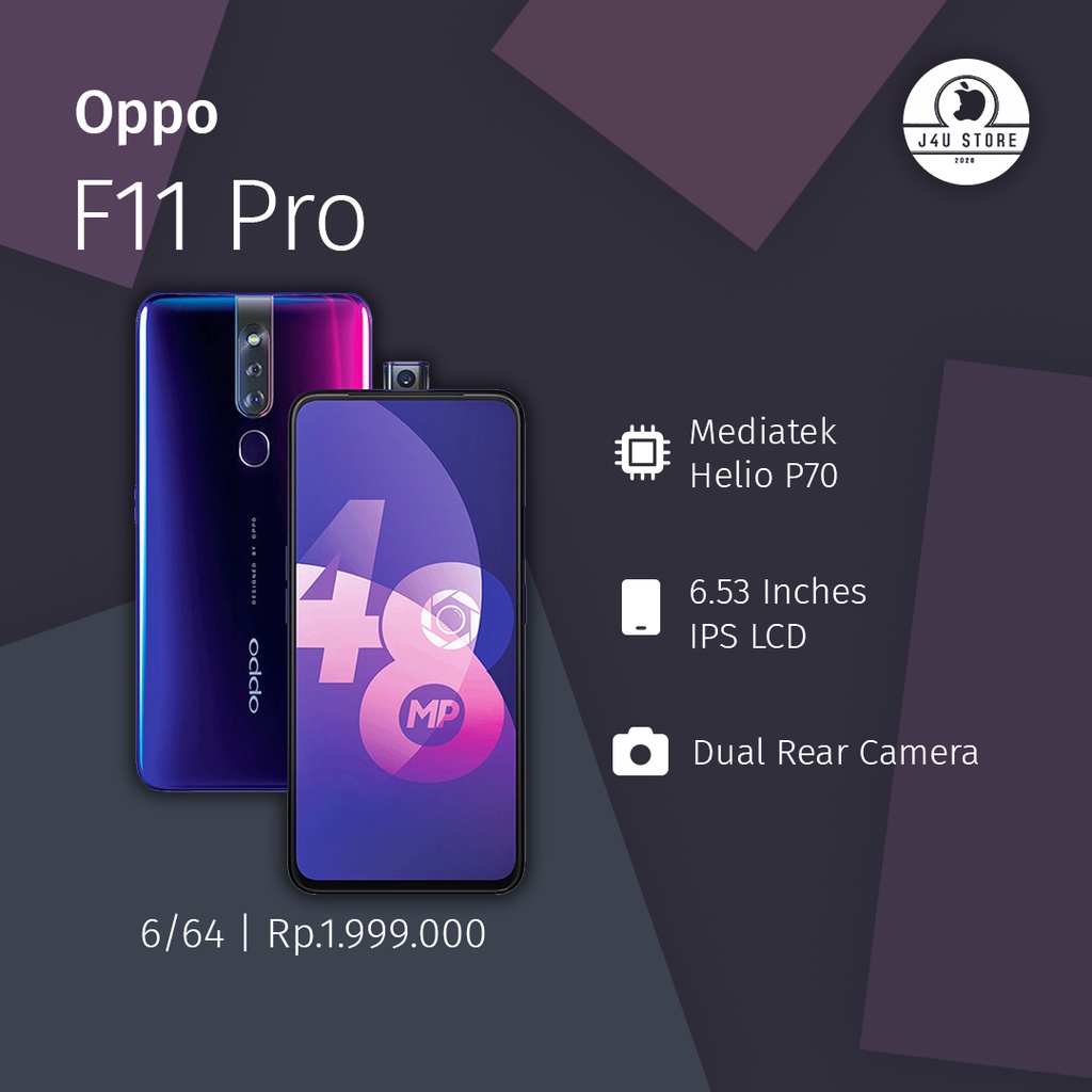 Oppo F11 Pro Second Fullset