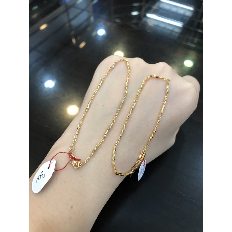 Gelang lilit nori emas asli kadar 300