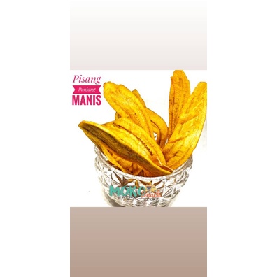 

Snack Cemilan Kripik Pisang Panjang Manis 1 Kg