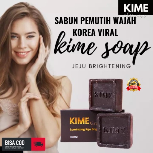 KIME Sabun Pemutih Wajah Sabun Jerawat Sabun Kime Skincare Original Sabun Pemutih Wajah Pria Sabun P