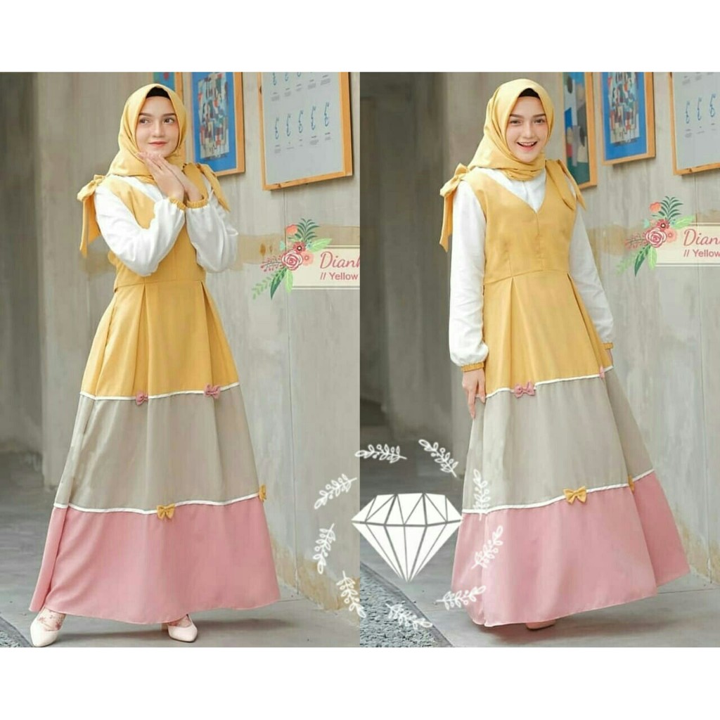 MAXI DRESS DIANKA 2Warna