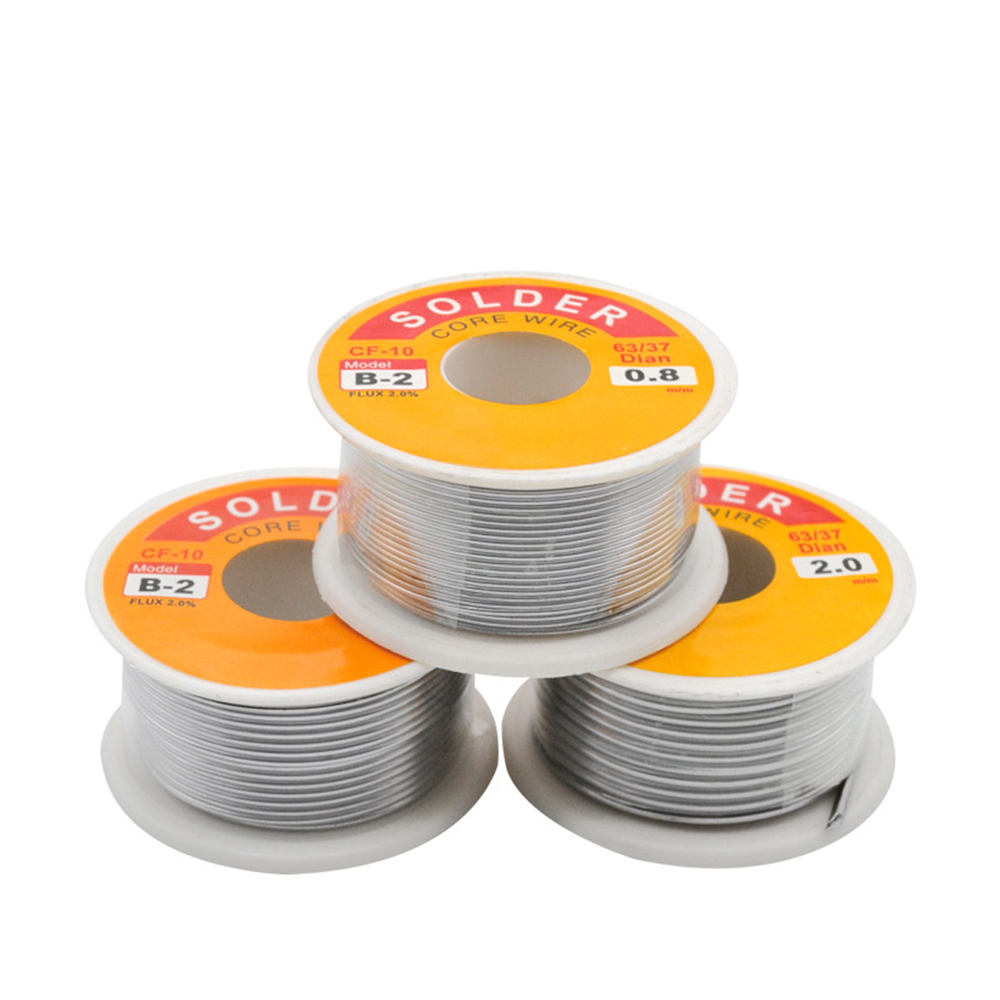Kawat Solder Leleh Rosin Core Ukuran 0.5mm 0.6mm 0.8mm 1.0mm 1.2mm 1.5mm 2.0mm