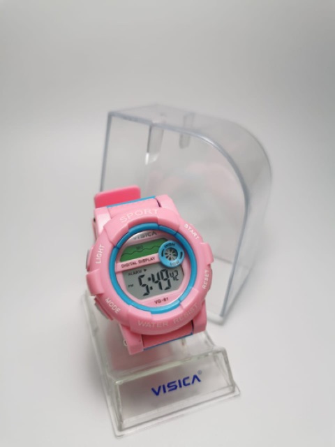 Jam tangan visica wanita tali rubber anti air fashion digital jam