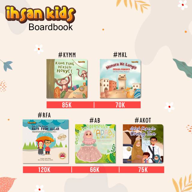 Board book anak muslim